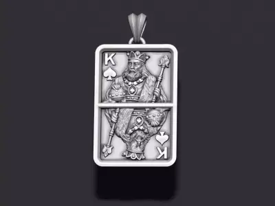 playing cards KING pendant light pack set