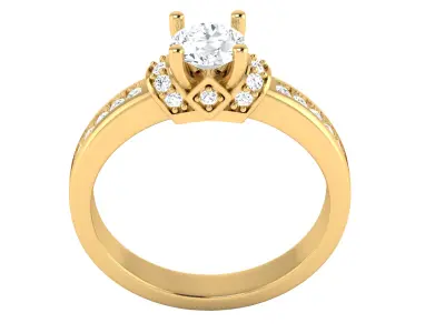 Women Ring 3dm STL OBJ FBX Details    rings 3D print model