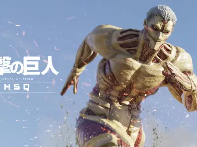 Attack on Titan - High Poly - Armored Titan Reiner Braun 3D model