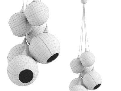 Skye Cluster Pendant by QUINTIESSE 3D model