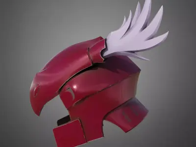 Overlord Shalltear Bloodfallen Helmet for Cosplay 3D print model