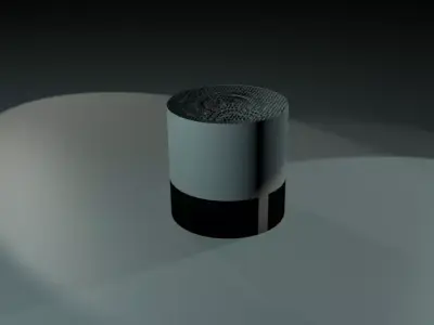Mini Speaker Model Free low-poly 3D model