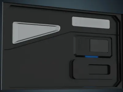 Sci Fi Prop 1A Low-poly 3D model