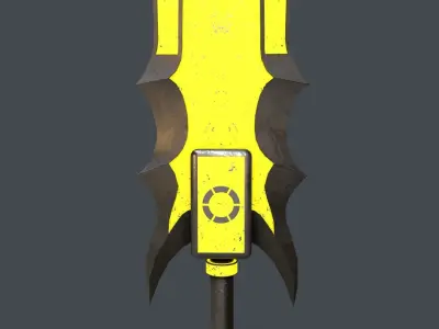 Sci-Fi Sword V4 - 02 Low-poly 3D model