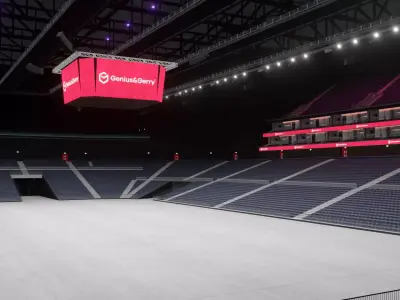 Coca-Cola Arena Dubai UAE  3D model