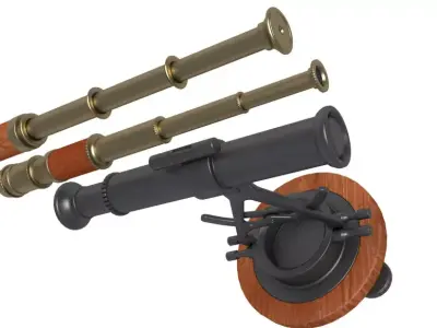 Telescopes Collection 3D model