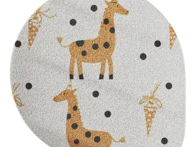 Kids Carpet Set 21 3D model