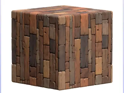 Stylized Wood Floor Seamless Texture Texture shop