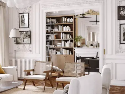 In the heart of New Athens in Paris 3D model