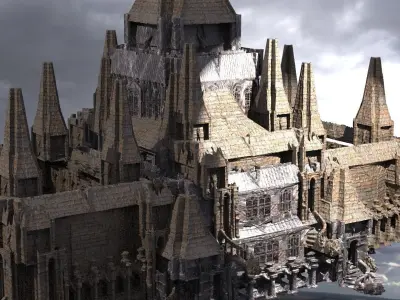  Cult Marshes Tower Cathedral  3D model