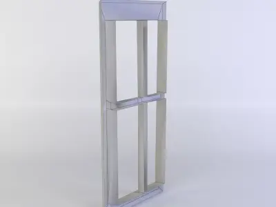 Window frame Low-poly 3D model