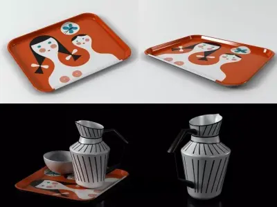 Mother and Child 3D model