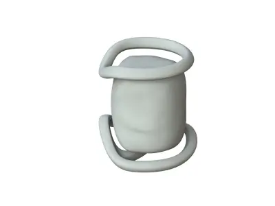 SciFi Shape Object Low Poly 124 Low-poly 3D model