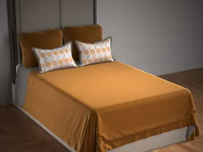 Beds - Collection 1 metal bed frame bedroom furniture sets home 3D Model Pack