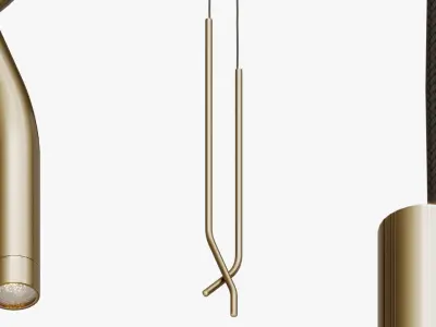 Led pendant lamp tony 3D model