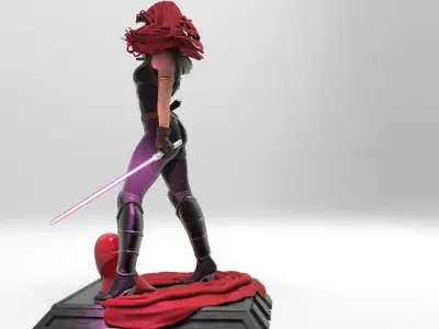 Star Wars Mara Jade 3D print model