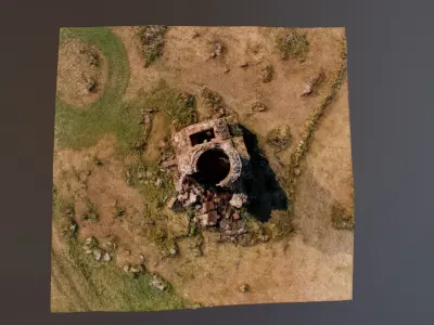 Medieval church 3d photogrammetry model 3D model