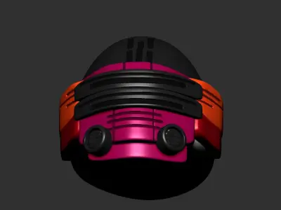 helmet high poly sculpt 3d  3D model