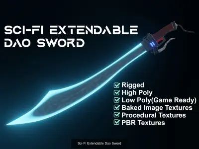 Sci-Fi Fantasy Assets 3D Model Pack