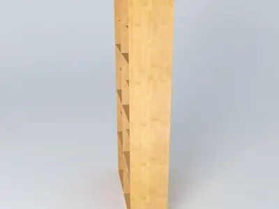 Shelf Cabinet DOORS HREG8FP 22 12 BRW Milano Oak 3D model