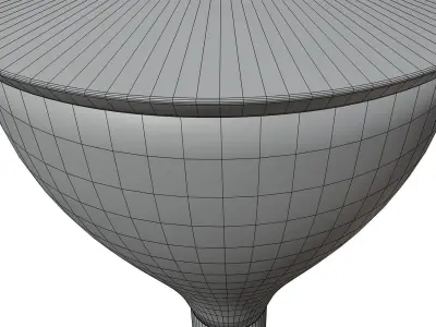 Street lamp in classic form 3D model