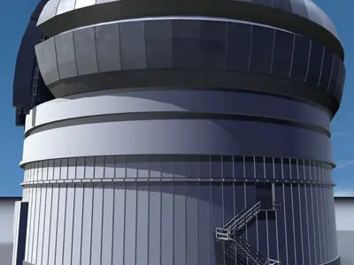 Observatory dome 3D model