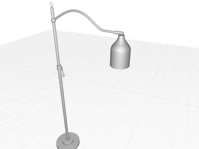 Laurent Task Floor Light Lamp 3D model