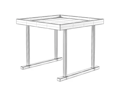 Mome Small Table 3D model purchase