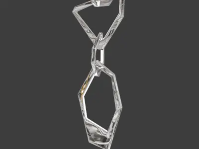Pangea Chandelier Vertical 3D model
