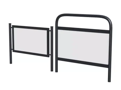 Tabletop sign holder 3D model