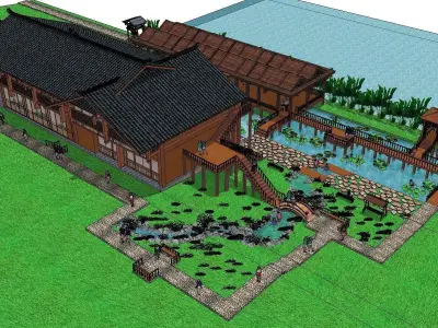 Bed and Breakfast - Chalet 3D model