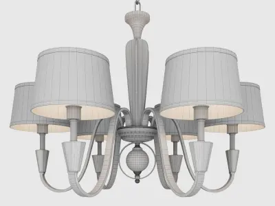 Chandelier CAPUCCI LUMINA DECO Low-poly 3D model
