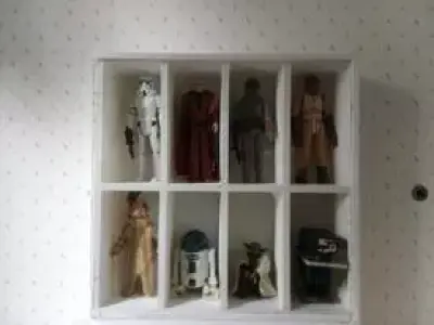 Display cases for 8 ACTION FIGURES or TOY CARS 3D print model