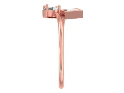 Women Light Weight Band Ring 3D print model 35