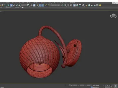 Dolcemente Arte Lamp Low-poly 3D model