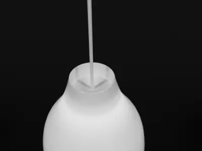 Hanging lamp IKEA MELODI Low-poly 3D model