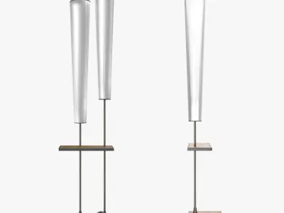 Vintage Torsher Floor Lamp  3D model