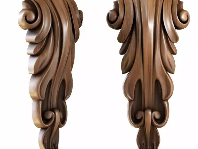 Decor vertical 001 3D model