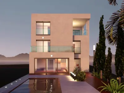 Villa 03 3D model