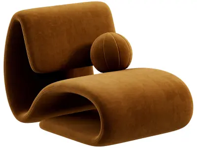 DUBNA lounge chair by Dan Form 3D model