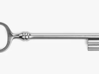 New Key V2 - Universal Hollow Barrel Skeleton Key 3D model