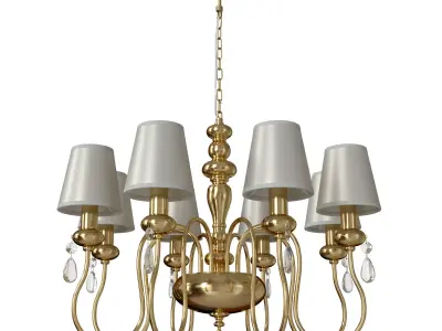 Hanging chandelier Meki 4723-8 3D model