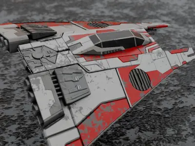 RC80 Fighter 3D model