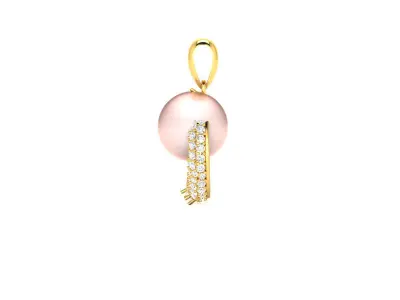 Women Pendant 3DM STL OBJ FBX Render Details 3D print model 29