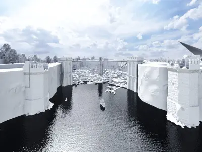 Fantasy City 3D model