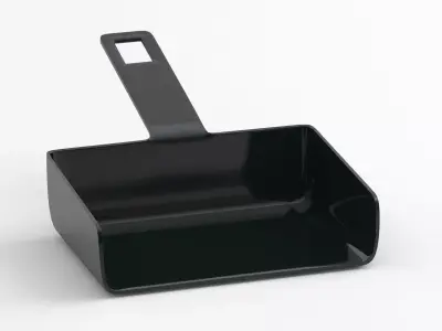 Flat Plastic DustPan Collection  3D Model Pack