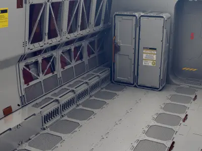 sci-fi set3 3D model
