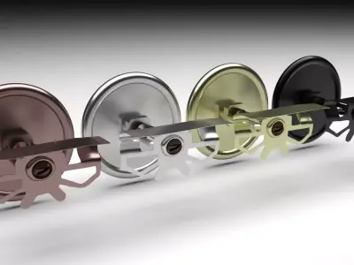 Fire Sprinklers Set 3D model