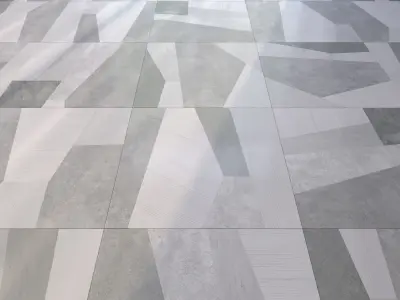 Marble Floor Set 6 3D model