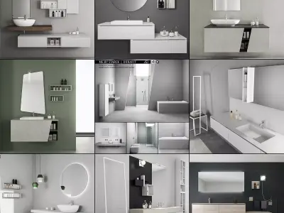 Bathroom furniture collection 3  Bathroom 9 3D model